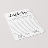 Girl 1st Birthday Party Game Scattergories Printable