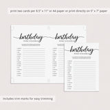 Girl First Birthday Games Bundle Printable