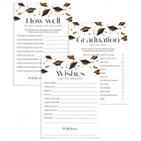 Black and Gold Graduation Games Pack Printable by LittleSizzle