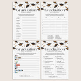 Printable Graduation Party Games Bundle by LittleSizzle