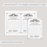 Black and Gold Halloween Party Games Bundle Printable