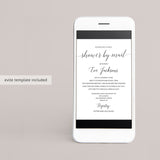 Baby Shower By Mail Invitation Template Minimalist