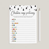 Guess The Christmas Song Emoji Game Printable by LittleSizzle