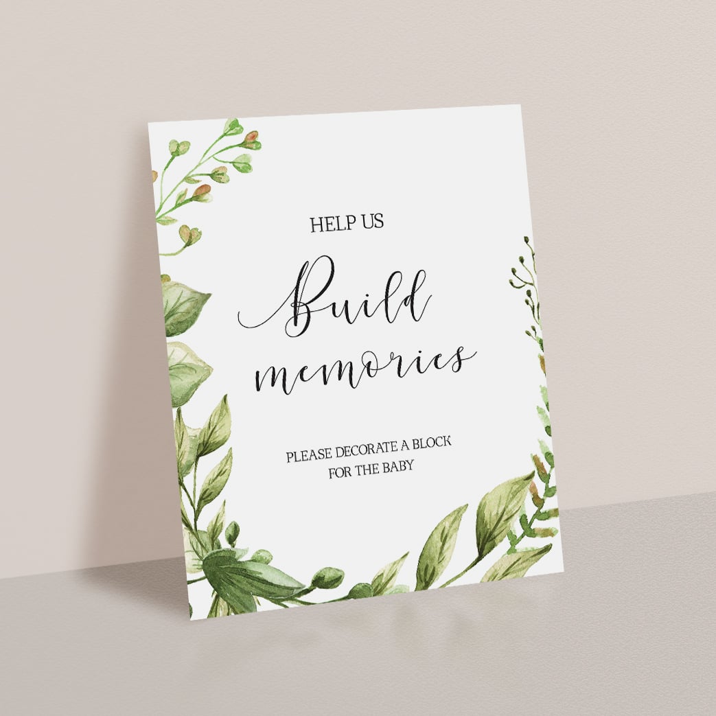 Garden baby shower games and decor printables by LittleSizzle