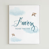 Printable baby shower favors blue watercolor by LittleSizzleBlue clouds baby shower favors sign printable by LittleSizzle