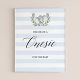 DIY baby shower activities decorate a onesie by LittleSizzle