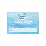 Blue diaper raffle tickets for baby shower by LittleSizzle