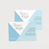 Boy Baby Shower Diaper Raffle Insert Instant Download
