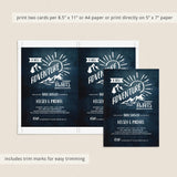 Adventure Awaits Baby Shower Invitation Template