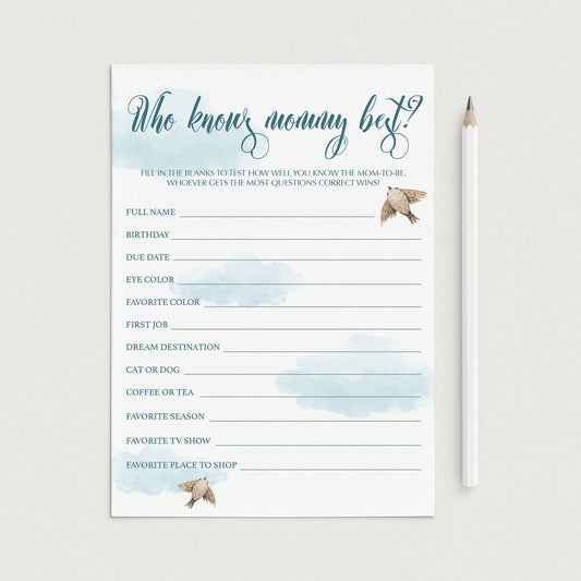 Air balloon baby shower printables by LittleSizzle