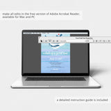 Whale Invitation Set for Boy Baby Shower