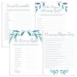 Winter Themed Baby Shower Games Bundle Printable by LittleSizzle
