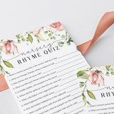 Blush flowers baby shower games printables by LittleSizzle