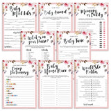 Baby shower games package floral printable by LittleSizzle
