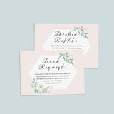 Invitation inserts for girl baby shower by LittleSizzle