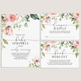 Floral BabySprinkle Invitation Bundle Templates