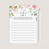 blush bridal shower keepsake games