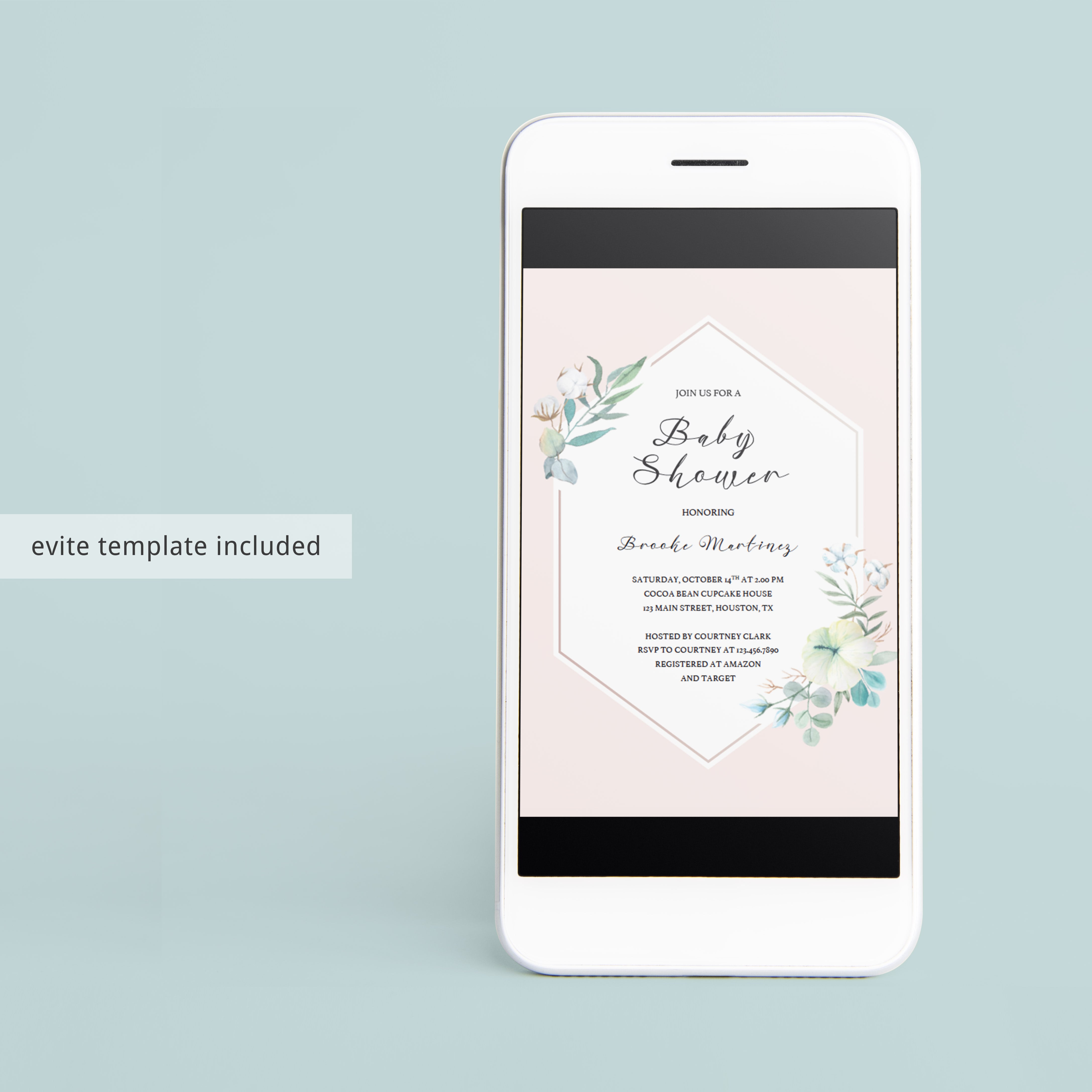 Personalized baby sprinkle invitation template by LittleSizzle