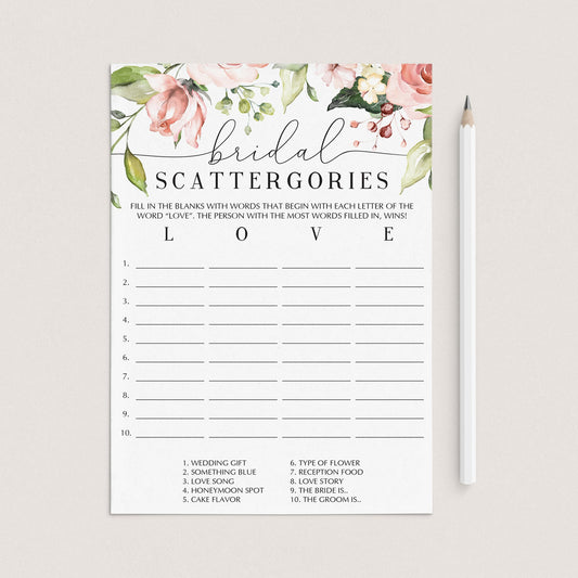 fun bridalshower games printables download