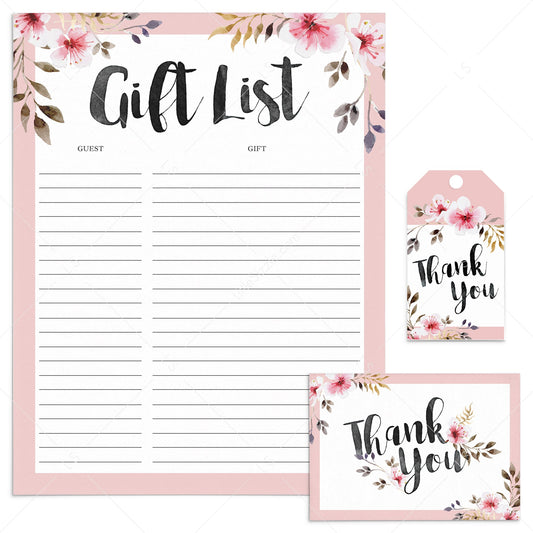 Girl Party Supplies Pack Printable