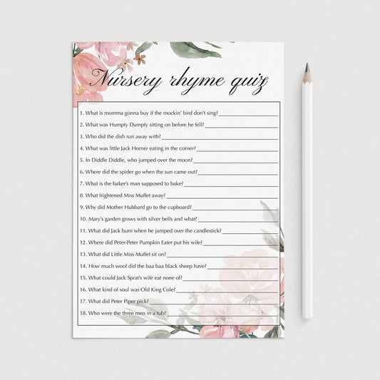 Baby DIY games girl shower by LittleSizzle