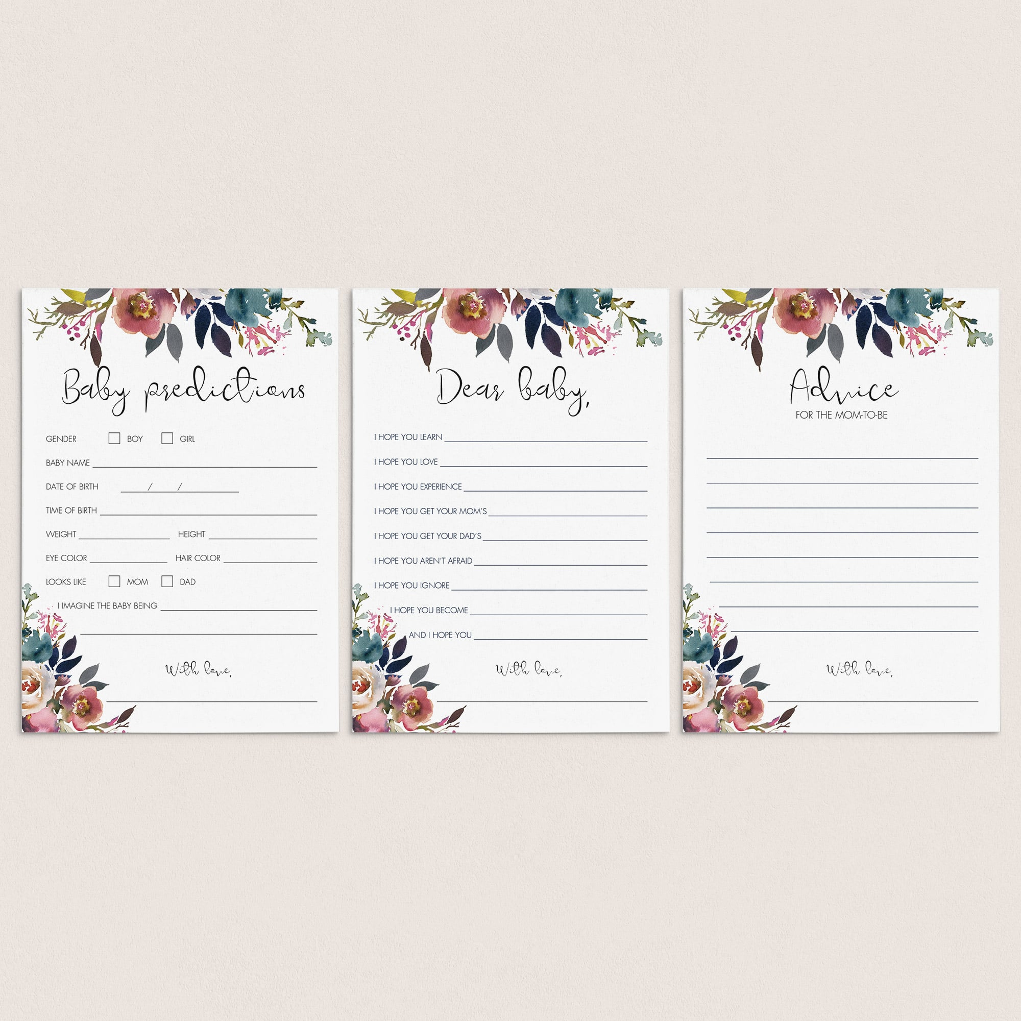 Boho Baby Activity pack printable by LittleSizzle