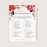 Unique bridal shower games floral theme by LittleSizzle
