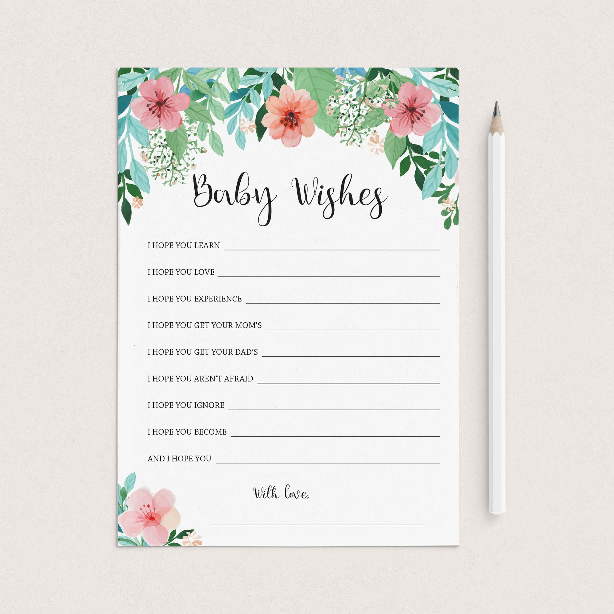 Wishes for new baby girl download by LittleSizzle