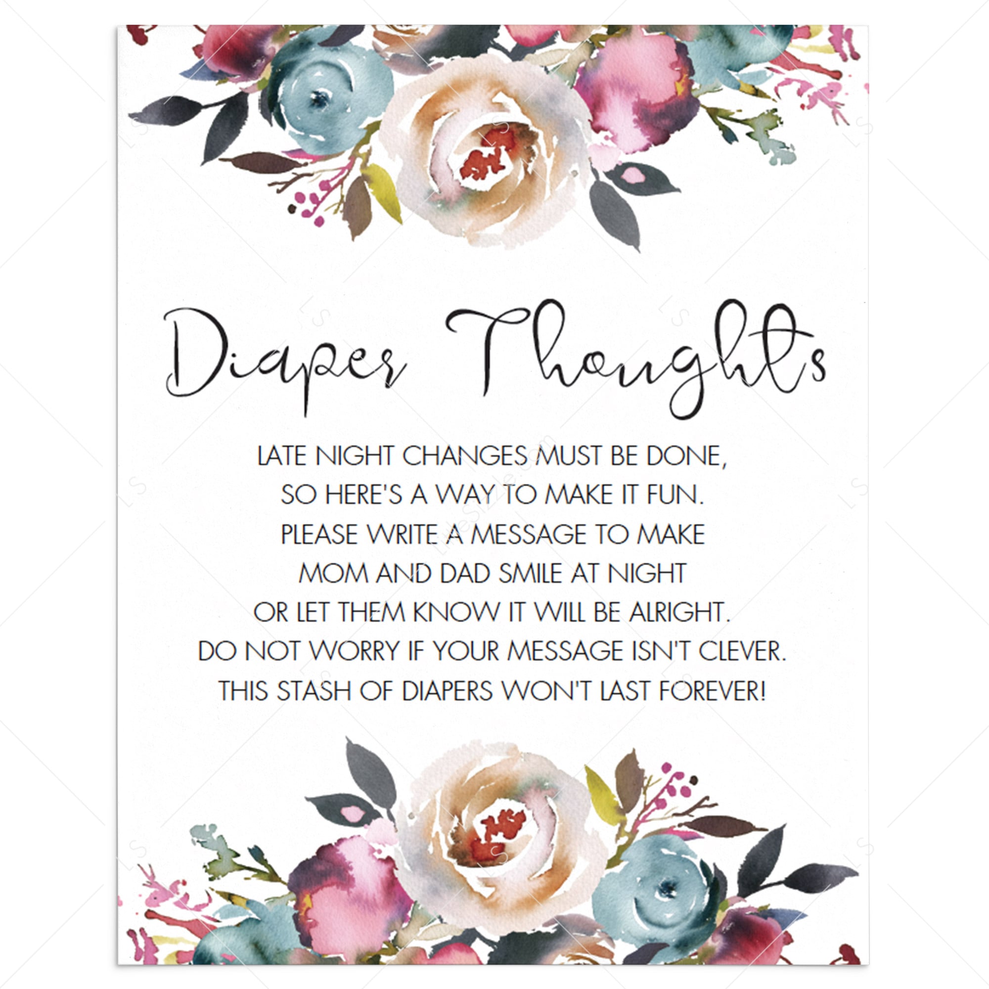 Bohemian baby shower activity printable by LittleSizzle