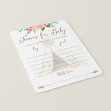 Baby name suggestion cards tribal theme by LittleSizzle