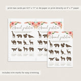 Animal gestation baby shower game answers by LittleSizzle