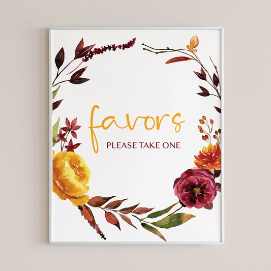 Bohemian party decorations printable favors table sign by LittleSizzle