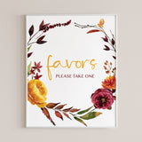 Bohemian party decorations printable favors table sign by LittleSizzle
