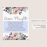 Watercolor shower printable games by LittleSizzle