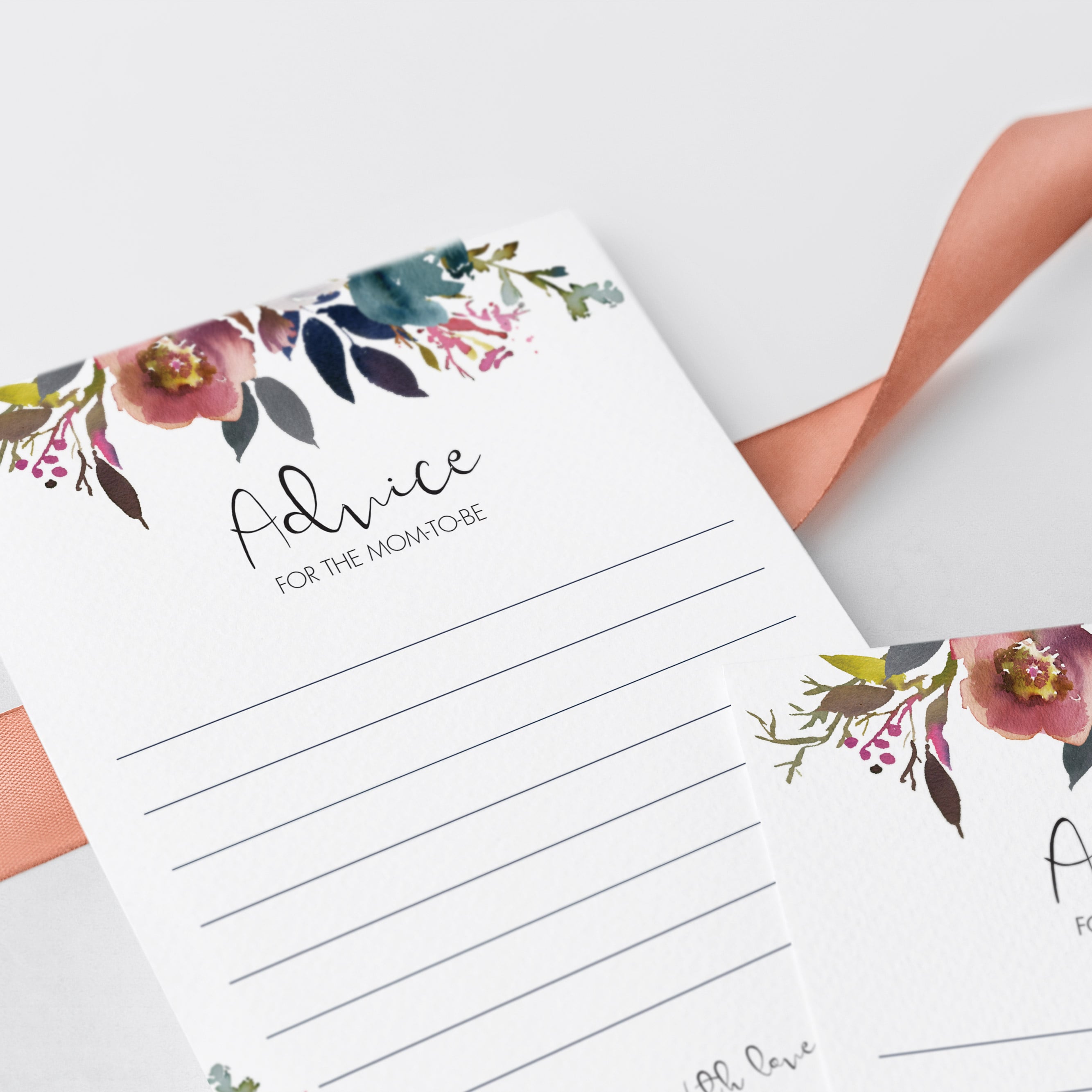 Download bohemian shower new mom advice cards by LittleSizzle