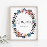 Printable bohemian themed shower decorations by LittleSizzle