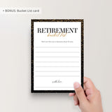 Gold Retirement Party Games Bundle Printable