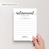 Calligraphy Retirement Games Bundle Printable