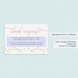 Books for baby insert for a baby shower invitation by LittleSizzle