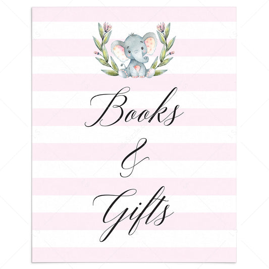Baby books baby shower signage printable by LittleSizzle