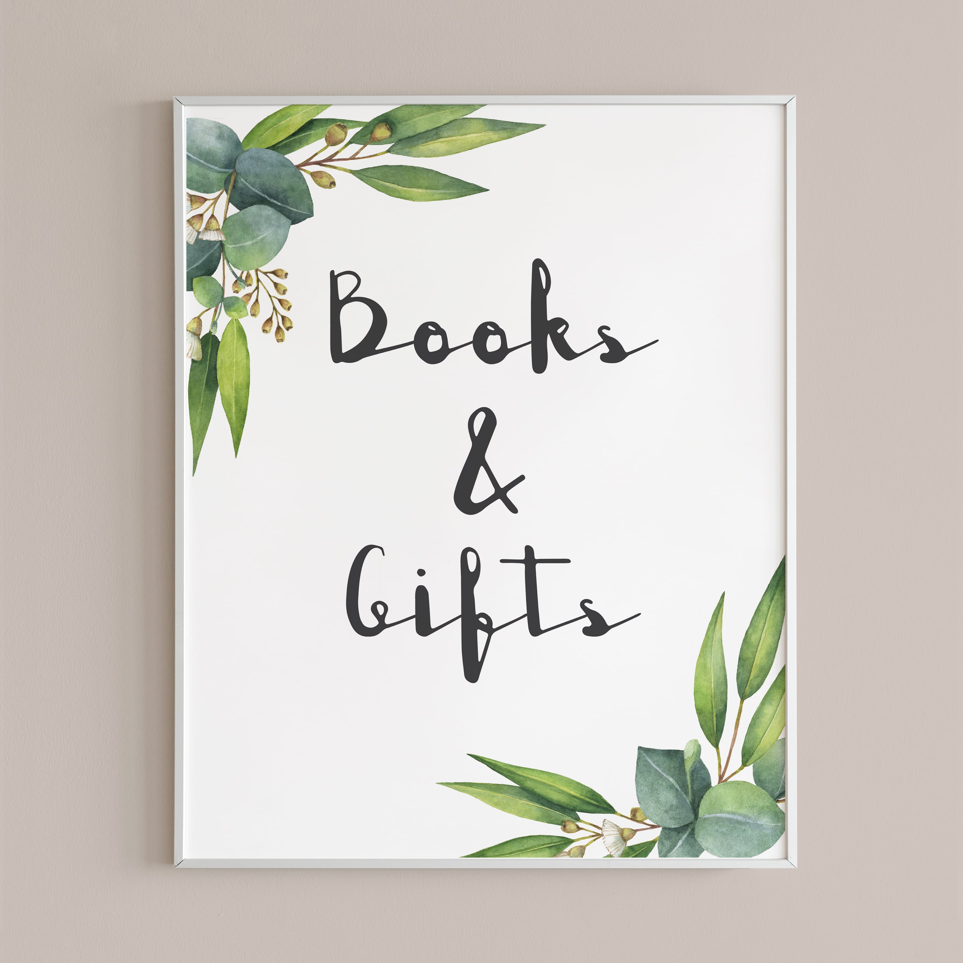 Gifts table sign for neutral baby shower printable by LittleSizzle