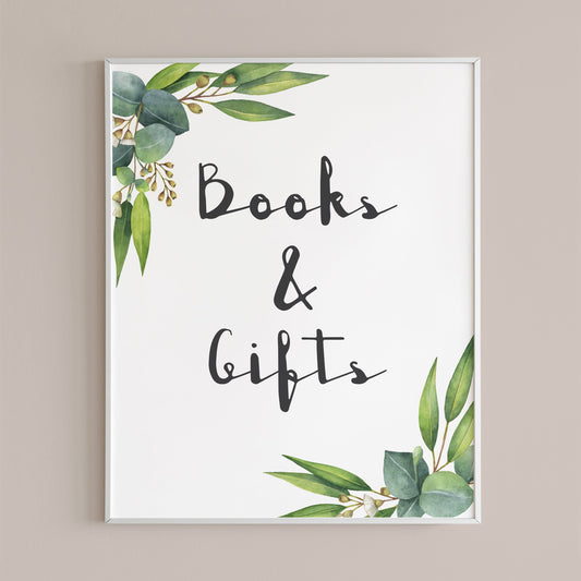 Gifts table sign for neutral baby shower printable by LittleSizzle