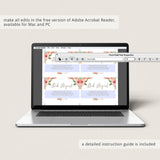 Baby Shower Book Request Card with Watercolor Roses