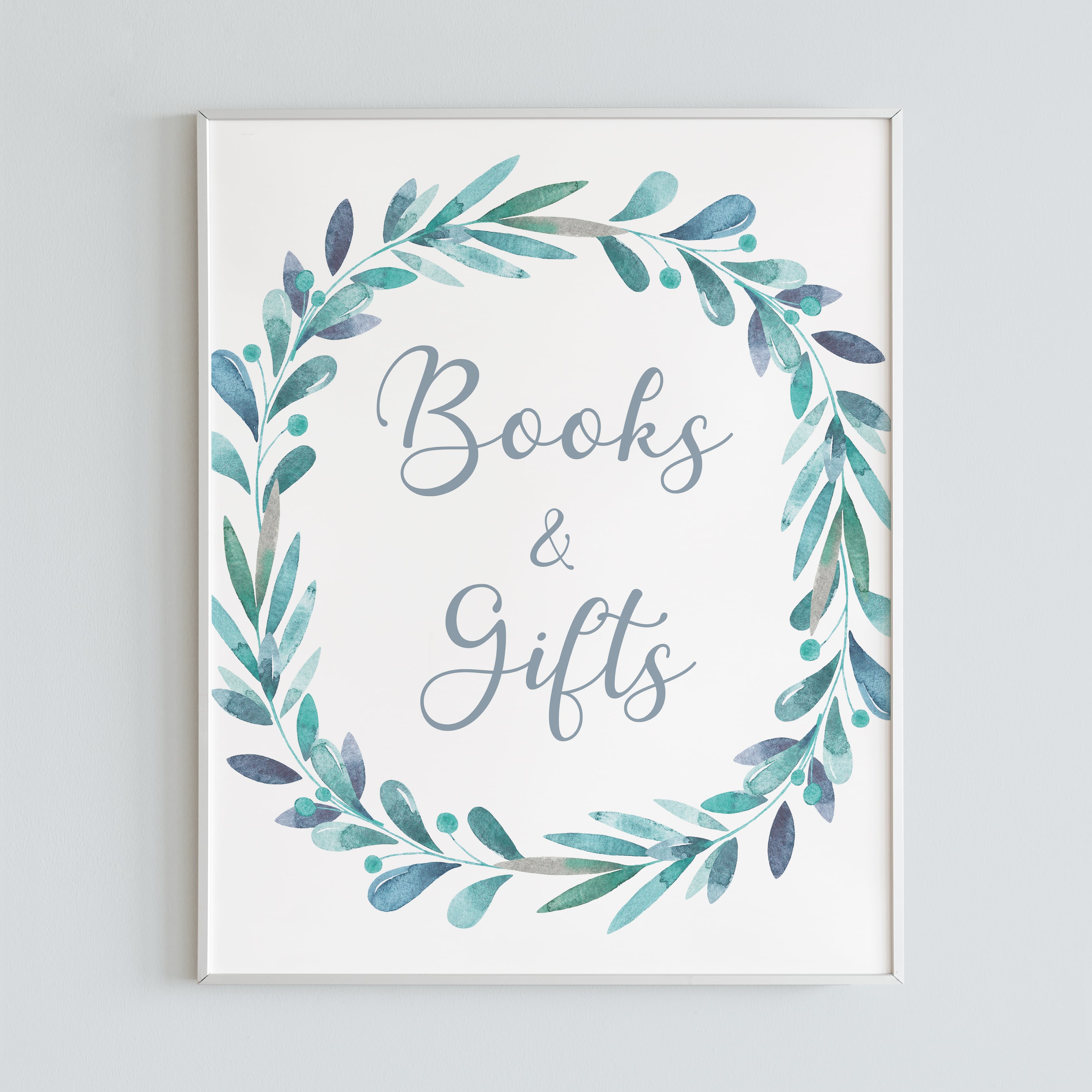 Winter Baby Shower Decorations Books & Gifts Table Sign by LittleSizzle