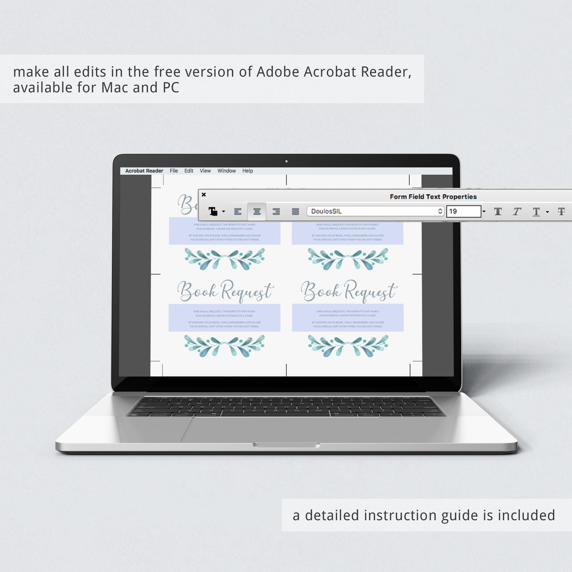 DIY baby shower books for baby cards blue watercolor by LittleSizzle