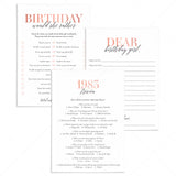 42nd Birthday Games For Her Born in 1983 by LittleSizzle