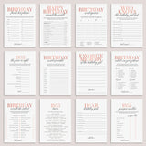 Born In 1933 92nd Birthday Party Games Bundle For Women