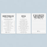 87th Birthday Games For Him Born in 1938 by LittleSizzle