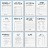 Born in 1973 52nd Birthday Party Games Bundle For Men by LittleSizzle