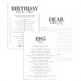 42nd Birthday Games For Him Born in 1983 by LittleSizzle